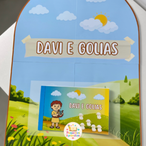 Livro de História Bíblica - Davi e Golias