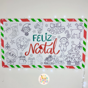 Painel de Colorir Natal