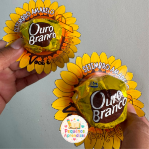 Lembrança Girassol Setembro Amarelo