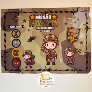 Painel Honra Dia do Soldado